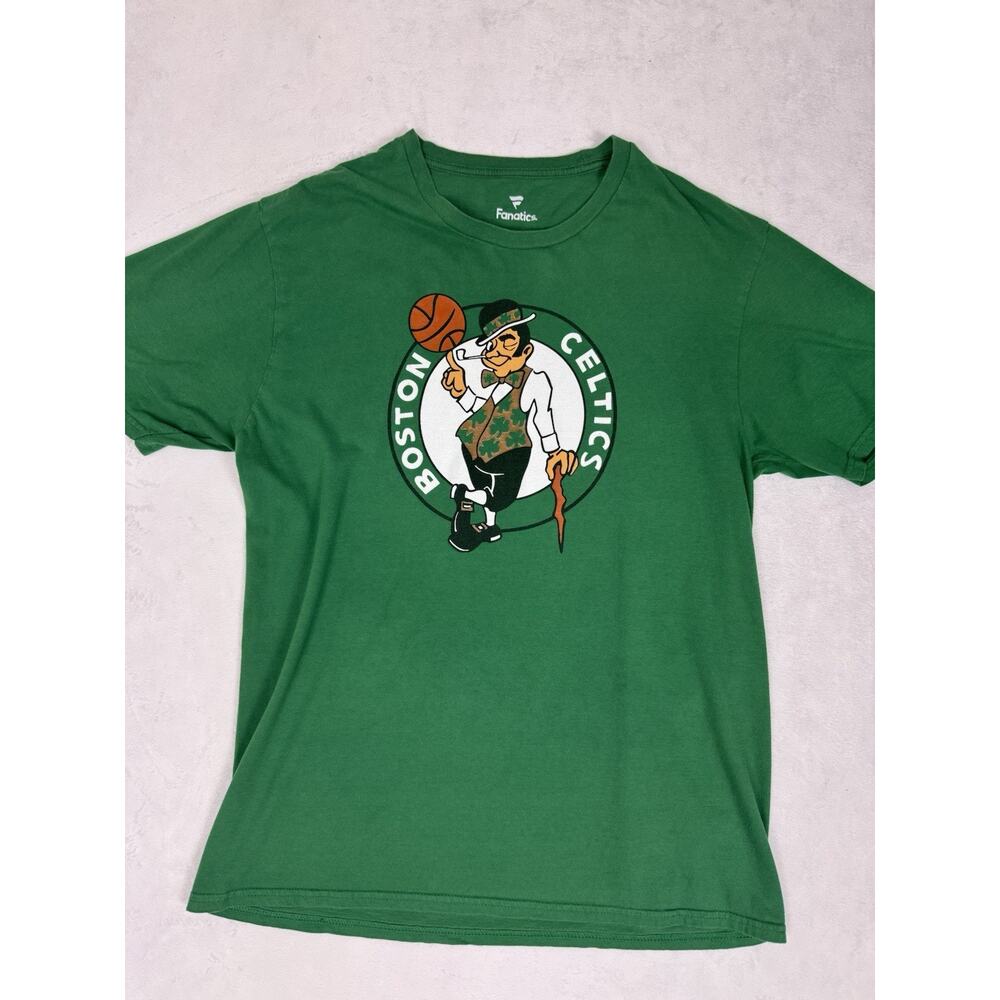 Fanatics Boston Celtics T Shirt Men’s Size Medium Green